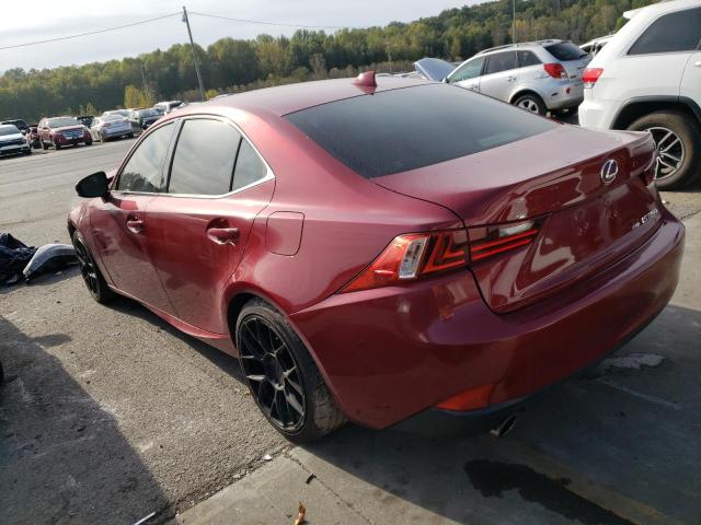 JTHCE1D26E5003610 - 2014 LEXUS IS 350 RED photo 2