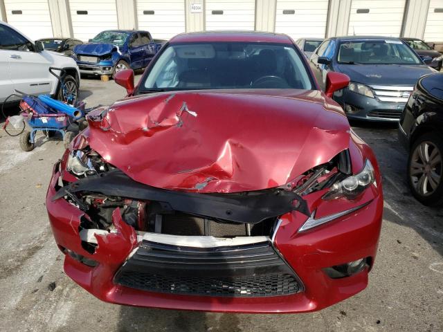 JTHCE1D26E5003610 - 2014 LEXUS IS 350 RED photo 5