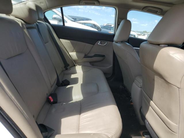 19XFB2F99FE019250 - 2015 HONDA CIVIC EXL თეთრი ფოტო 10