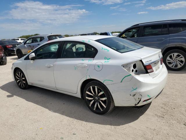 19XFB2F99FE019250 - 2015 HONDA CIVIC EXL თეთრი ფოტო 2