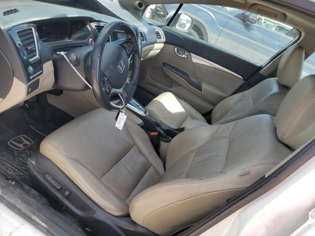 19XFB2F99FE019250 - 2015 HONDA CIVIC EXL თეთრი ფოტო 7