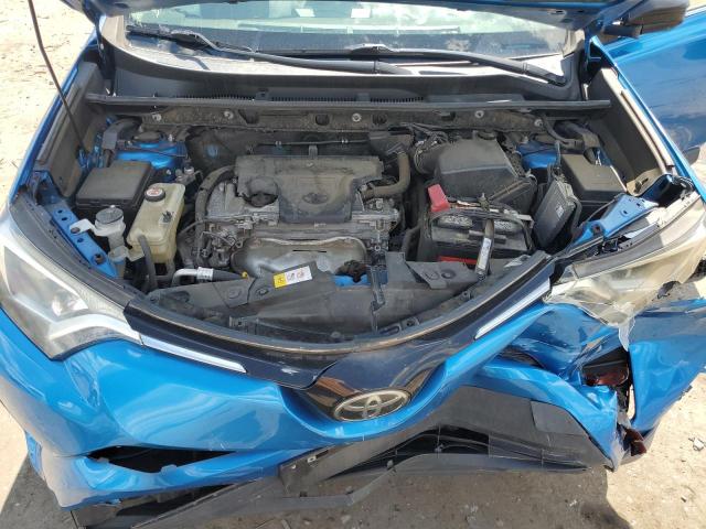 JTMBFREV7HJ173195 - 2017 TOYOTA RAV4 LE BLUE photo 12