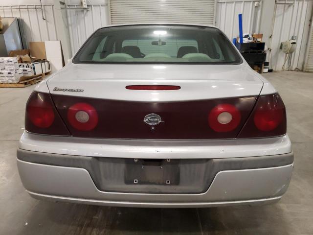 2G1WF52E229211166 - 2002 CHEVROLET IMPALA SILVER photo 6