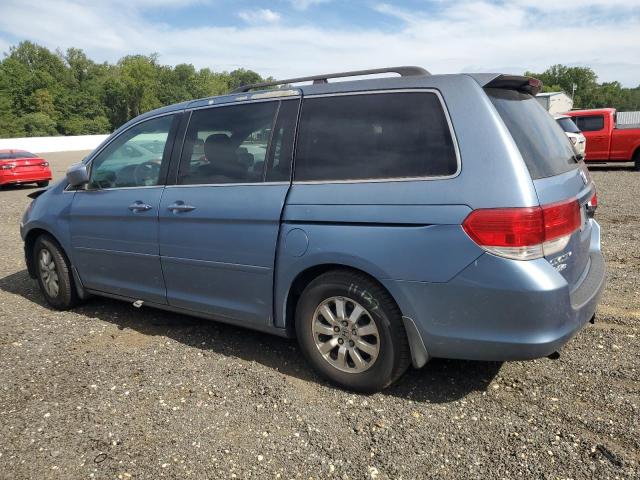 5FNRL38778B035682 - 2008 HONDA ODYSSEY EXL BLUE photo 2