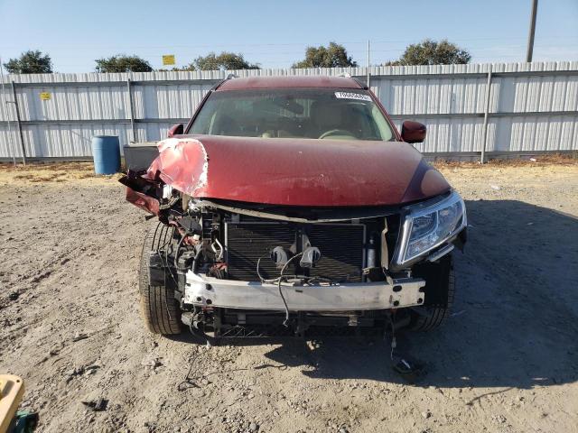 5N1AR2MN2FC633145 - 2015 NISSAN PATHFINDER S RED photo 5