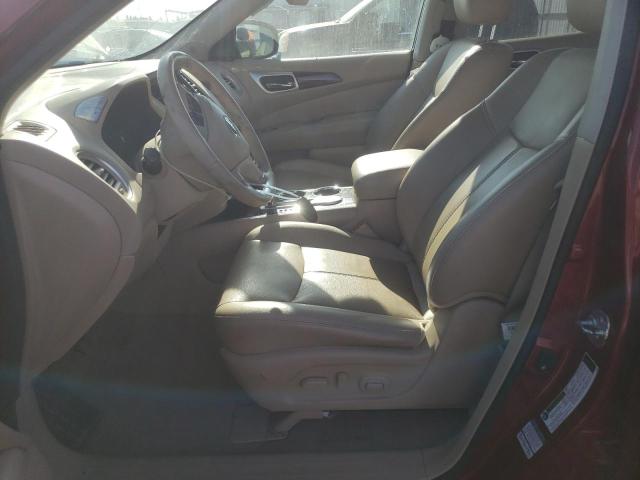 5N1AR2MN2FC633145 - 2015 NISSAN PATHFINDER S RED photo 7
