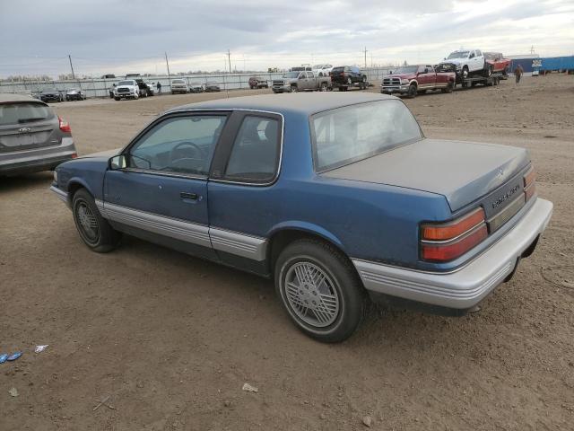 1G2NE14U6LC367633 - 1990 PONTIAC GRAND AM LE BLUE photo 2