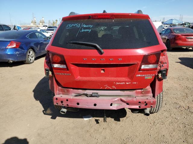 3C4PDCGG9JT379611 - 2018 DODGE JOURNEY LU CROSSROAD RED photo 6