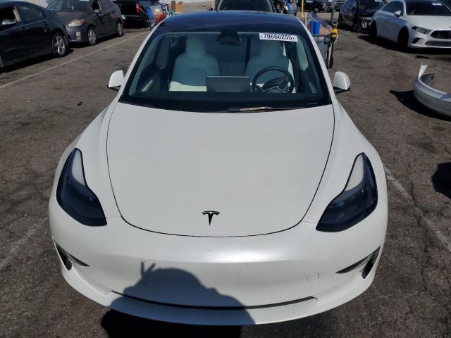 5YJ3E1EA5NF317027 - 2022 TESLA MODEL 3 WHITE photo 5