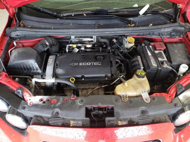 1G1JA5SH5E4182076 - 2014 CHEVROLET SONIC LS RED photo 11