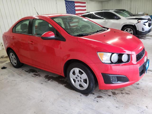 1G1JA5SH5E4182076 - 2014 CHEVROLET SONIC LS RED photo 4