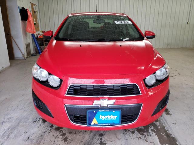 1G1JA5SH5E4182076 - 2014 CHEVROLET SONIC LS RED photo 5