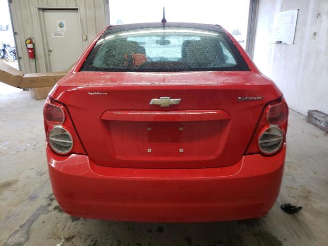 1G1JA5SH5E4182076 - 2014 CHEVROLET SONIC LS RED photo 6