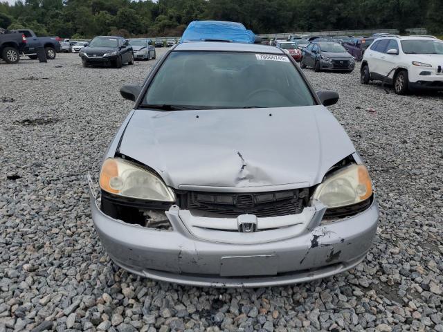 1HGEM225X1L090080 - 2001 HONDA CIVIC LX SILVER photo 5