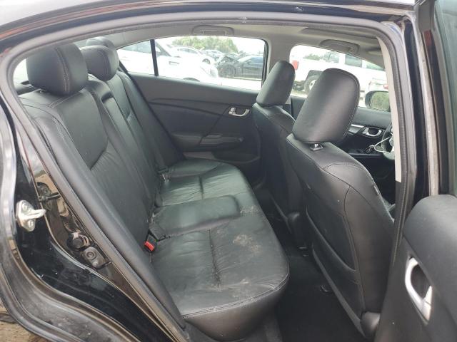 19XFB2F97FE000793 - 2015 HONDA CIVIC EXL შავი ფოტო 10