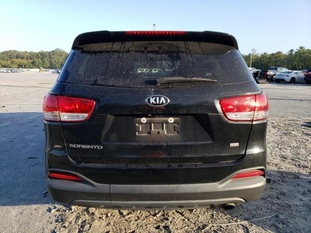 5XYPG4A30JG382746 - 2018 KIA SORENTO LX BLACK photo 6