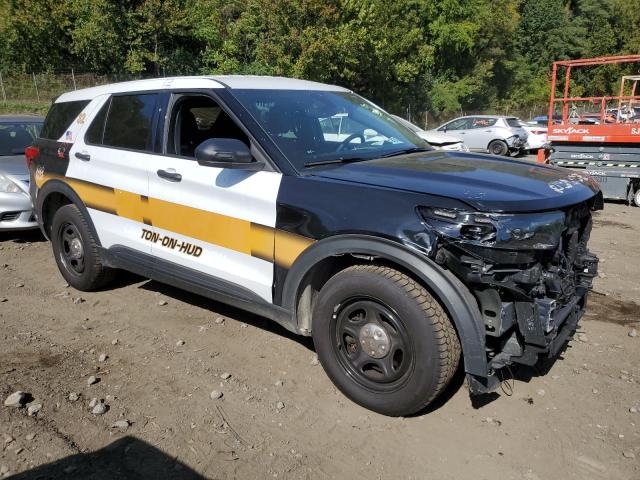 1FM5K8AW2MNA07828 - 2021 FORD EXPLORER POLICE INTERCEPTOR BLACK photo 4