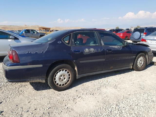 2G1WF52E219335520 - 2001 CHEVROLET IMPALA BLUE photo 3