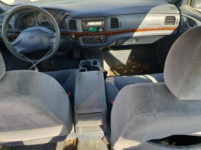 2G1WF52E219335520 - 2001 CHEVROLET IMPALA BLUE photo 8
