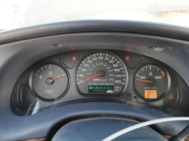 2G1WF52E219335520 - 2001 CHEVROLET IMPALA BLUE photo 9