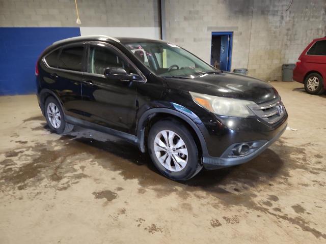 2HKRM4H70EH722275 - 2014 HONDA CR-V EXL BLACK photo 4