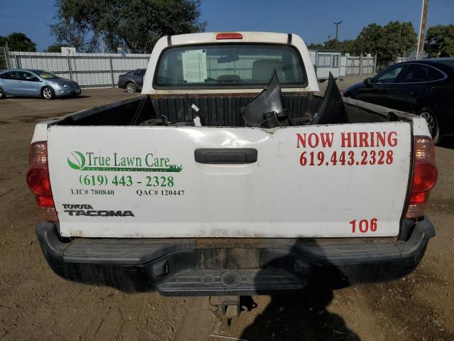 5TENX22N18Z503098 - 2008 TOYOTA TACOMA WHITE photo 10