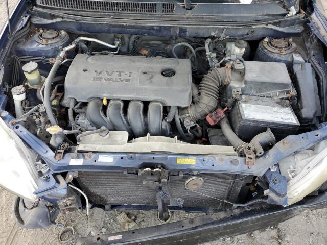 2T1KR32E55C401081 - 2005 TOYOTA COROLLA MA XR BLUE photo 11