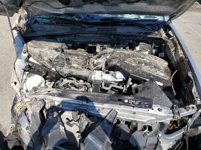 3TMCZ5AN4JM157491 - 2018 TOYOTA TACOMA DOUBLE CAB ვერცხლისფერი ფოტო 11