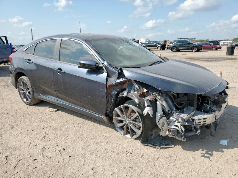 19XFC1F35KE016391 - 2019 HONDA CIVIC EX BLUE photo 4