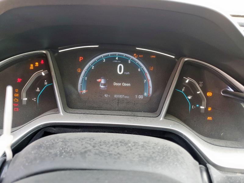 19XFC1F35KE016391 - 2019 HONDA CIVIC EX BLUE photo 9