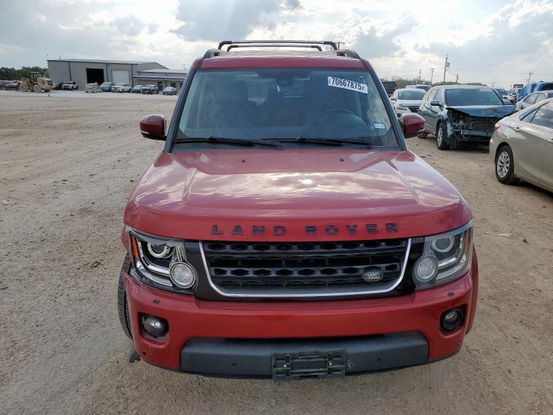 SALAG2V69GA788038 - 2016 LAND ROVER LR4 HSE RED photo 5