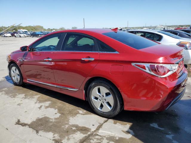 KMHEC4A48CA041833 - 2012 HYUNDAI SONATA HYBRID RED photo 2