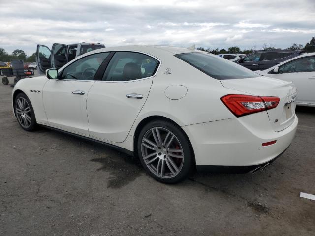 ZAM57RTA6E1126614 - 2014 MASERATI GHIBLI S WHITE photo 2