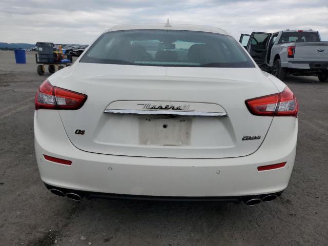 ZAM57RTA6E1126614 - 2014 MASERATI GHIBLI S WHITE photo 6