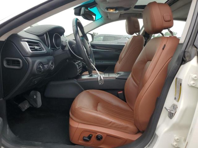 ZAM57RTA6E1126614 - 2014 MASERATI GHIBLI S WHITE photo 7