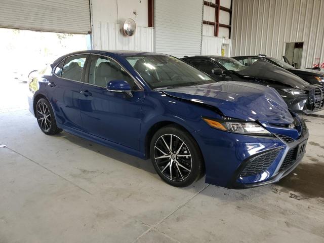 4T1T11BK9PU086762 - 2023 TOYOTA CAMRY SE NIGHT SHADE BLUE photo 4