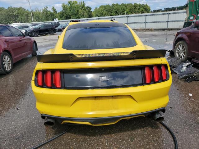 1FA6P8CF1F5317081 - 2015 FORD MUSTANG GT YELLOW photo 6