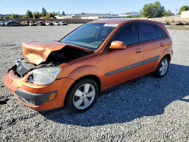 KNADE163176220391 - 2007 KIA RIO 5 SX ORANGE photo 1