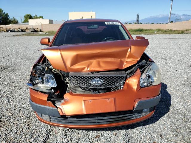 KNADE163176220391 - 2007 KIA RIO 5 SX ORANGE photo 5