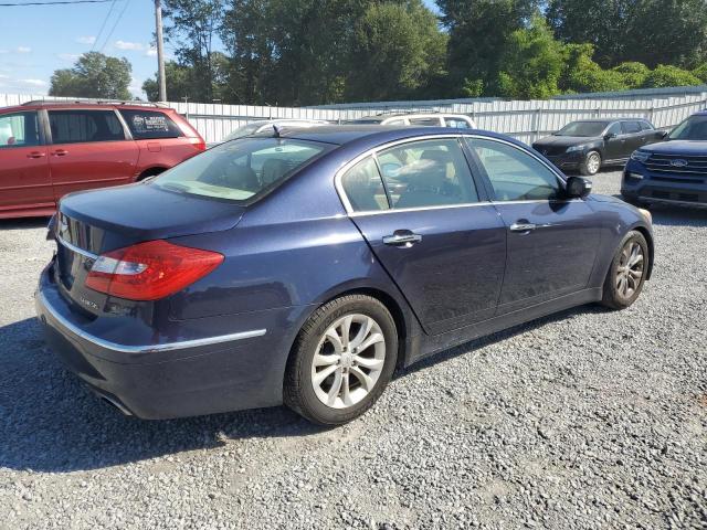 KMHGC4DD9CU199195 - 2012 HYUNDAI GENESIS 3.8L BLUE photo 3