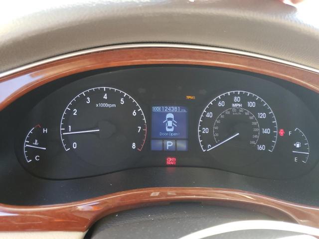 KMHGC4DD9CU199195 - 2012 HYUNDAI GENESIS 3.8L BLUE photo 9