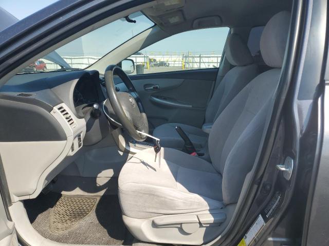 JTDBU4EE1B9151890 - 2011 TOYOTA COROLLA BASE GRAY photo 7