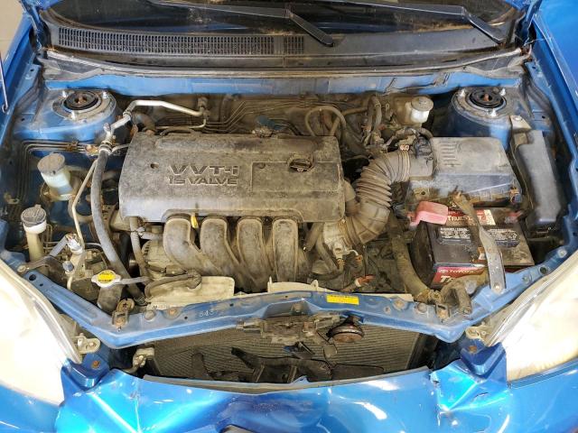 2T1KR30E08C705667 - 2008 TOYOTA COROLLA MA XR BLUE photo 11