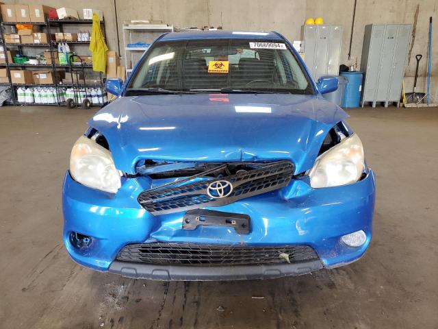2T1KR30E08C705667 - 2008 TOYOTA COROLLA MA XR BLUE photo 5