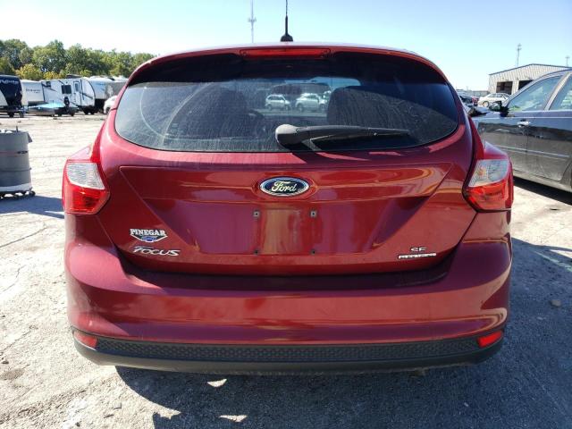 1FADP3K25EL182433 - 2014 FORD FOCUS SE RED photo 6