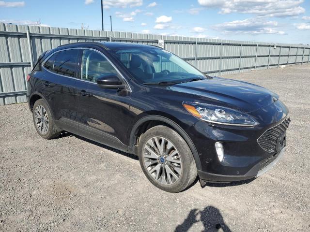 1FMCU9DZ3MUA57060 - 2021 FORD ESCAPE TITANIUM 黑色 照片 4