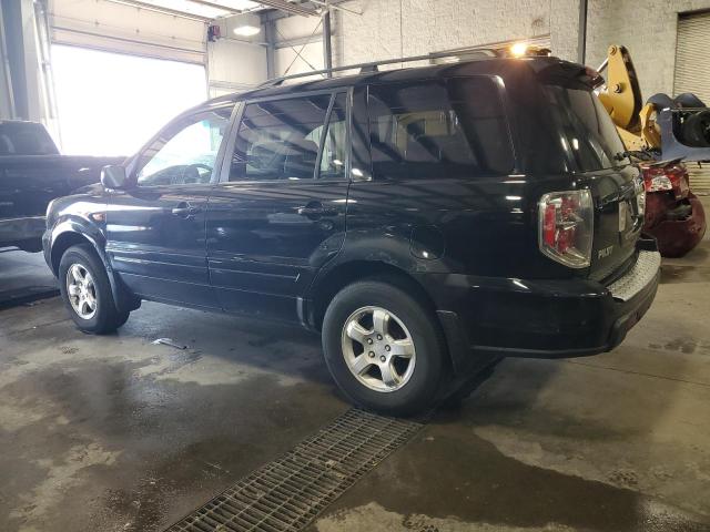 5FNYF18558B010429 - 2008 HONDA PILOT EXL BLACK photo 2