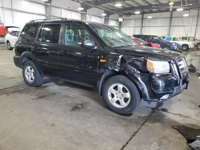 5FNYF18558B010429 - 2008 HONDA PILOT EXL BLACK photo 4