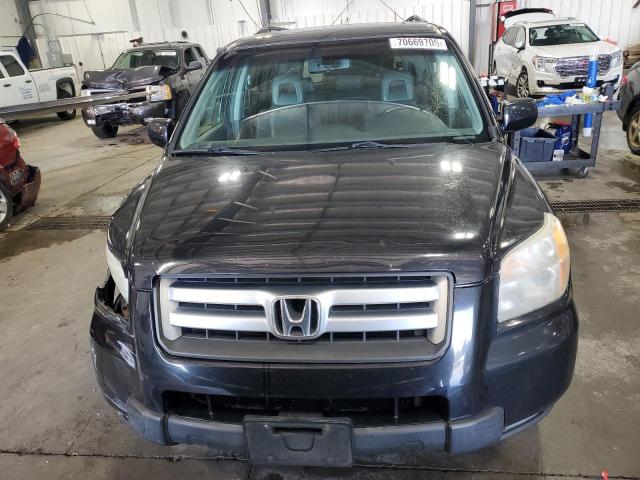 5FNYF18558B010429 - 2008 HONDA PILOT EXL BLACK photo 5