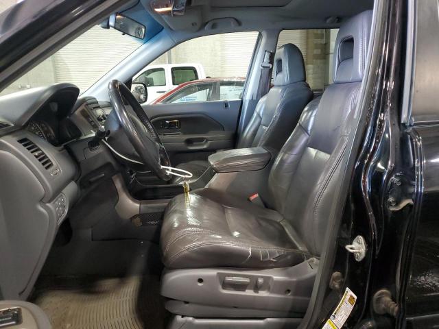 5FNYF18558B010429 - 2008 HONDA PILOT EXL BLACK photo 7